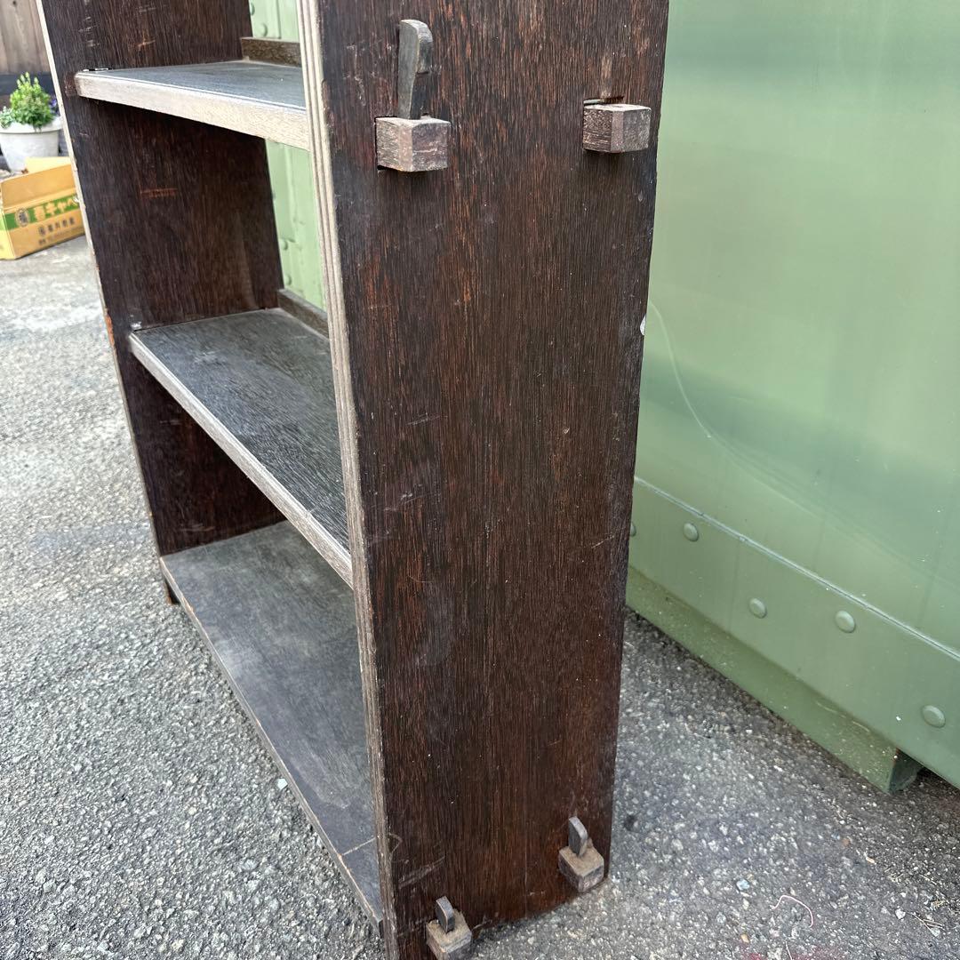 ほとんど送料‼️ヴィンテージ　杭どめ　書棚　棚ディスプレイに！シューズラックに！