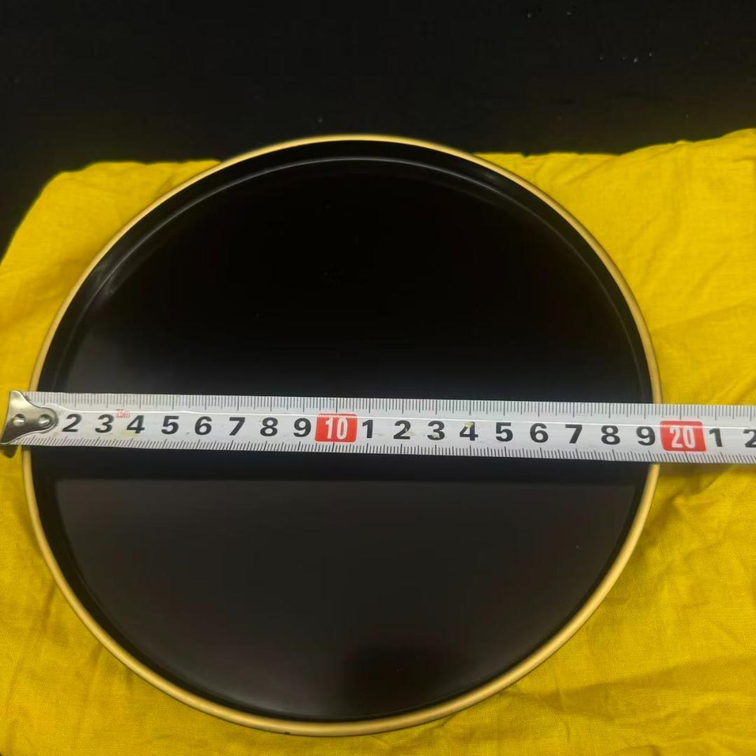 輪島塗　鶴亀蒔絵　壹対　高級漆器 共箱　共布