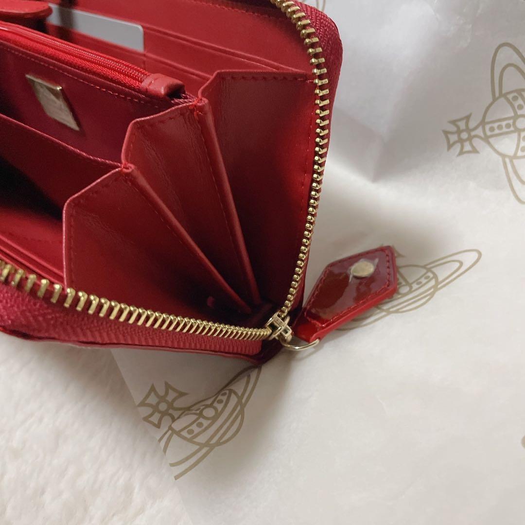 Vivienne Westwood エンボス長財布 レッド