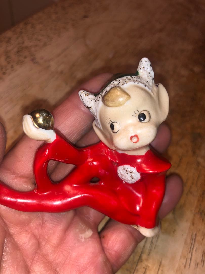 ビンテージ　50s デビル 悪魔　ハロウィン　ミッドセンチュリー レトロ