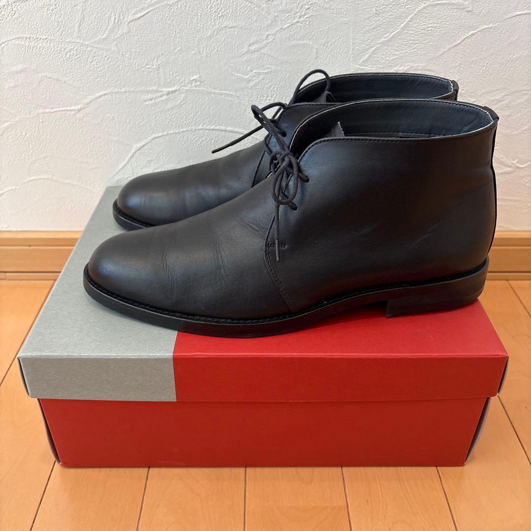 [美品]REGAL　メンズGORE-TEX　チャッカーブーツ(ブラック)