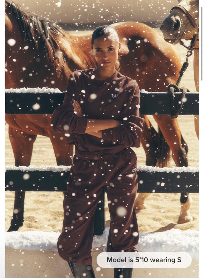 【ALO】Accolade Straight Leg Sweatpant セット