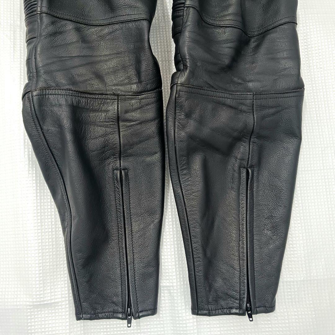 NANKAI　ライダースパンツ 膝プロテクター　ブラック　レザー　LLサイズ
