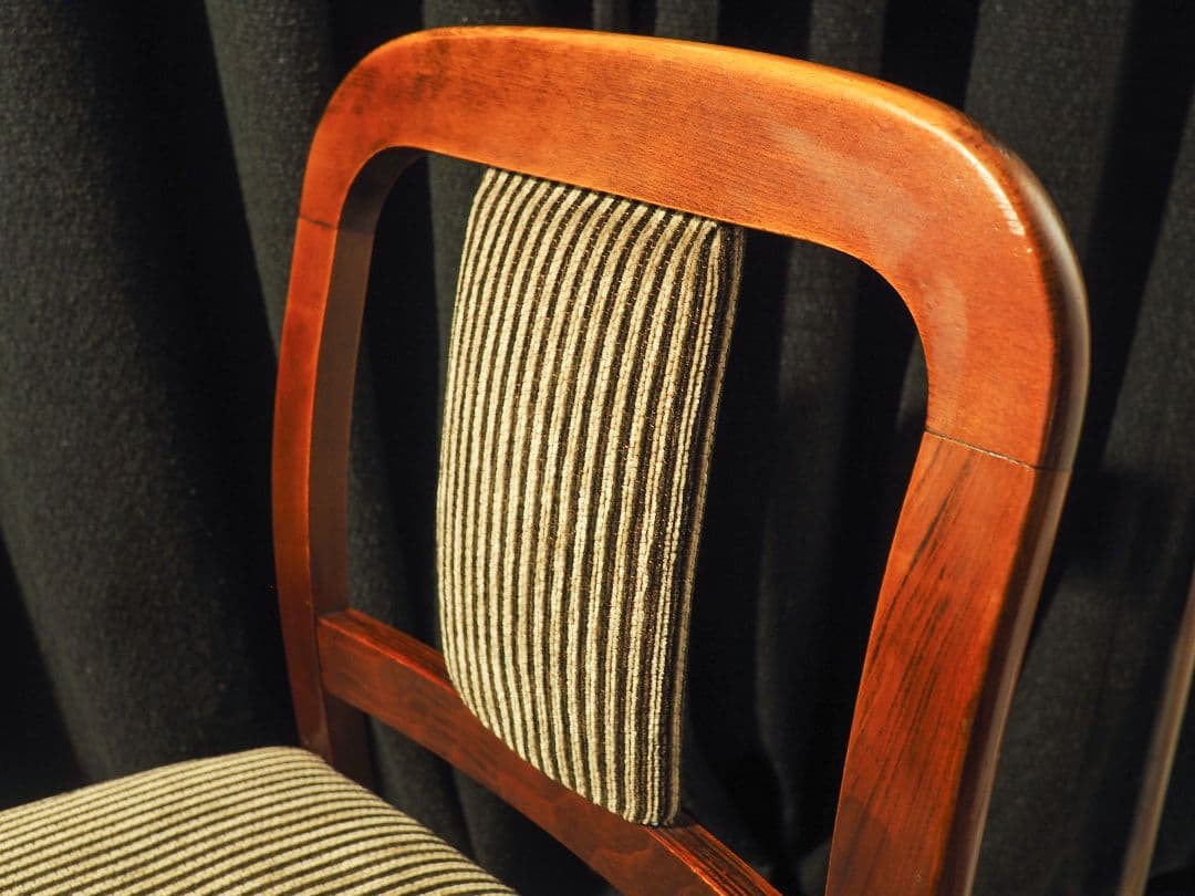 【なっち】“KOIZUMI”ストライプダイニングチェアA