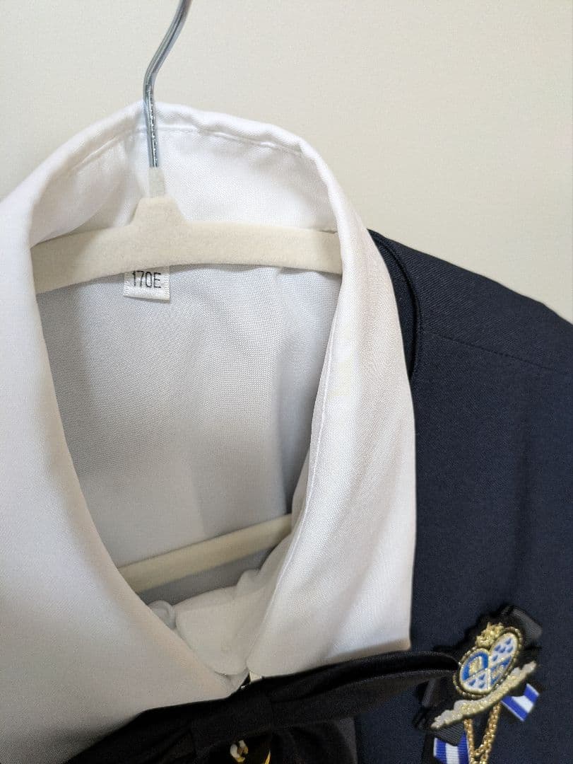 DECORAPINKY’S　卒業式　ネイビー　170E（幅広大きめさん用）