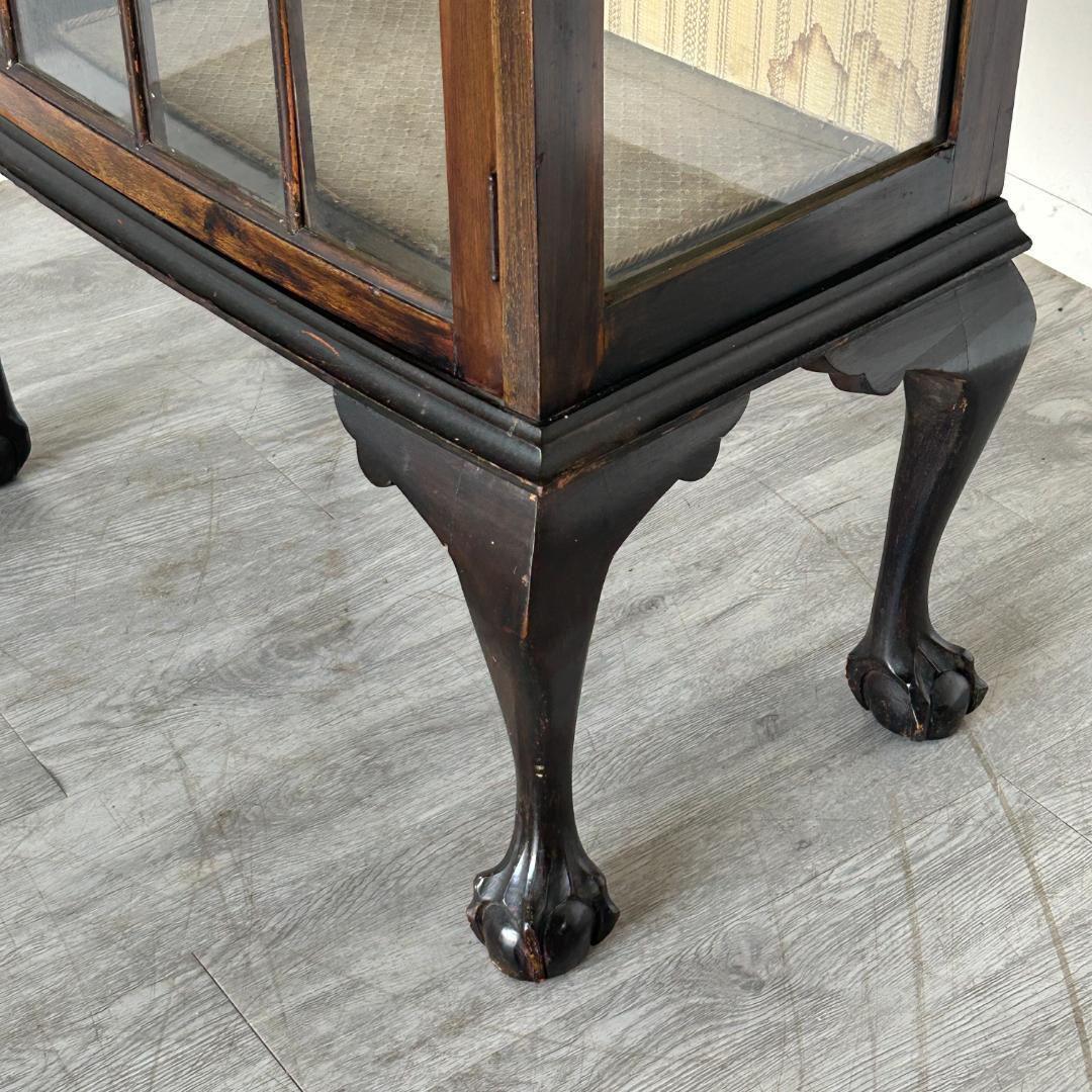 イギリス アンティーク家具 ディスプレイ キャビネット 1930年頃 768A