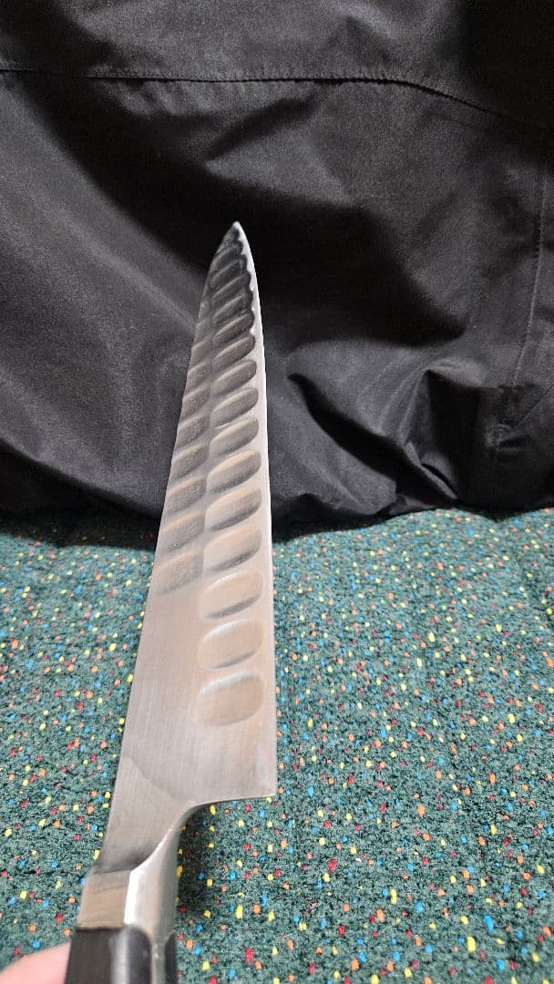 中古Karamit 約23cm波刃包丁、グレステン約27cm波刃包丁セット