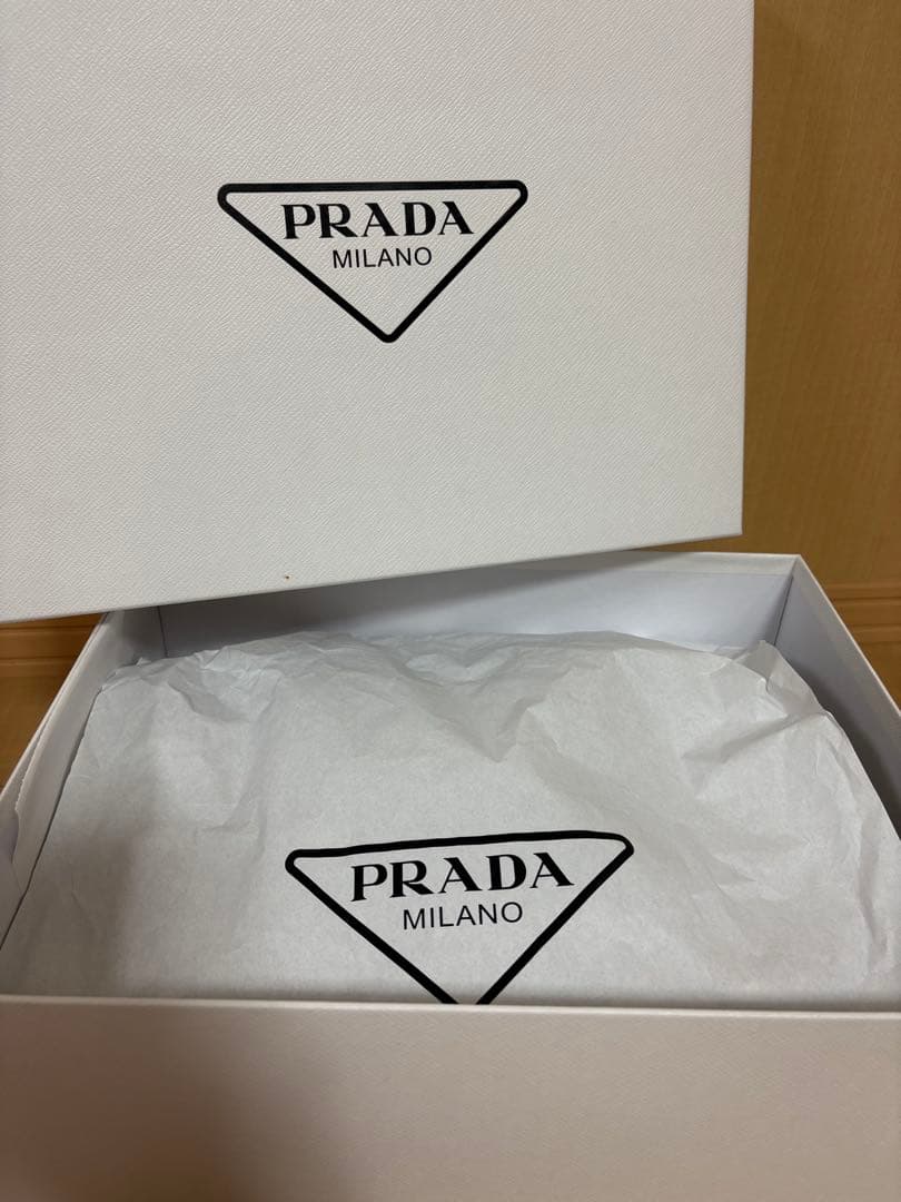 【PRADA】モノリス ブラック メンズサンダル ラバーサンダル 約27センチ