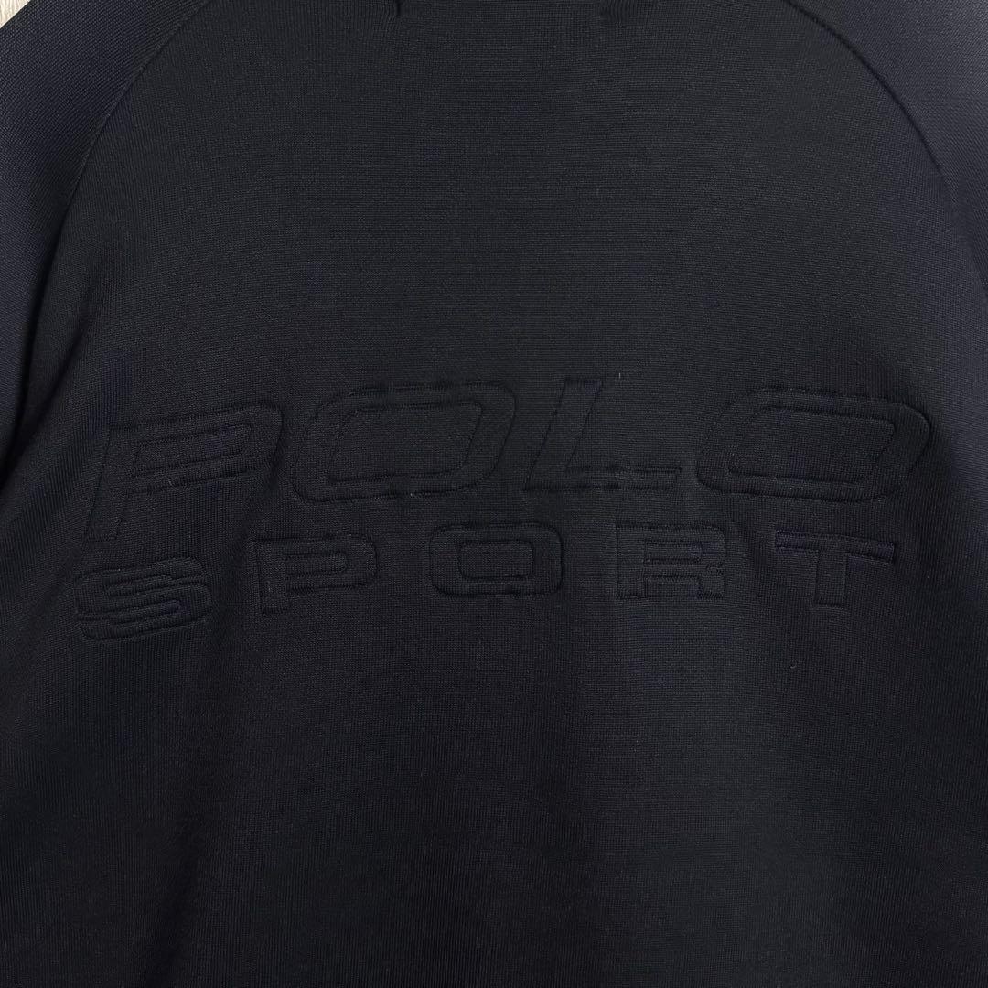 3674【希少・美品】90s ポロスポーツ 両面刺繍ロゴ トラックジャケット