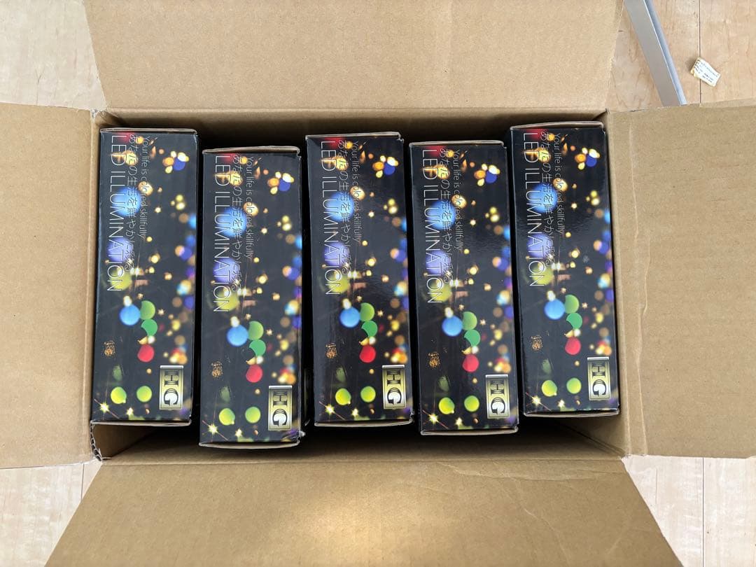 LEDイルミネーションライト 432球×5箱