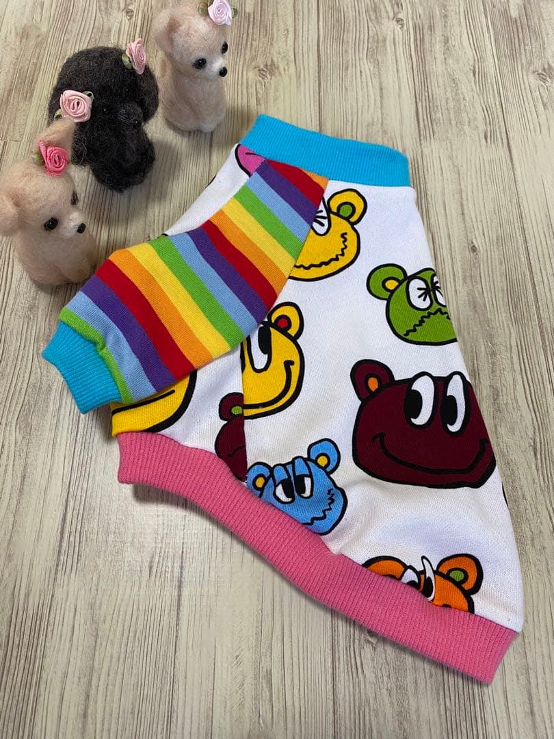 犬服  ラグラン(Ｓ)   ꒡̈⃝Lily꒡̈⃝ハンドメイド