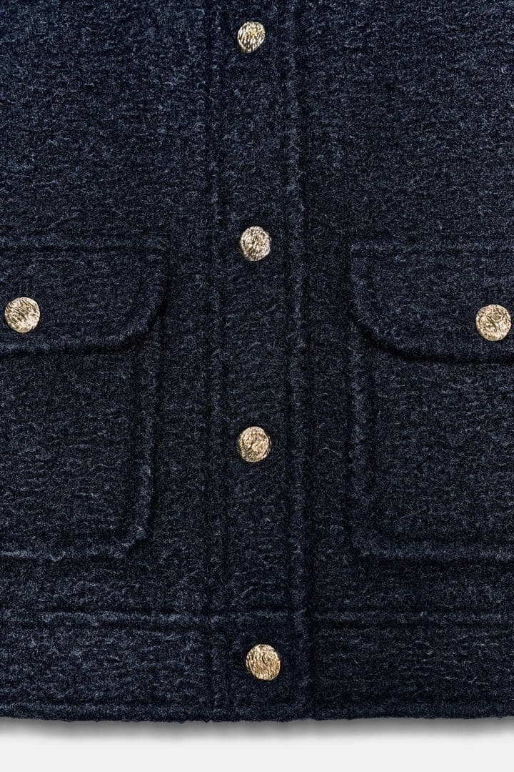 完売品 ZARA ブークレジャケットSサイズ　新品タグ付き