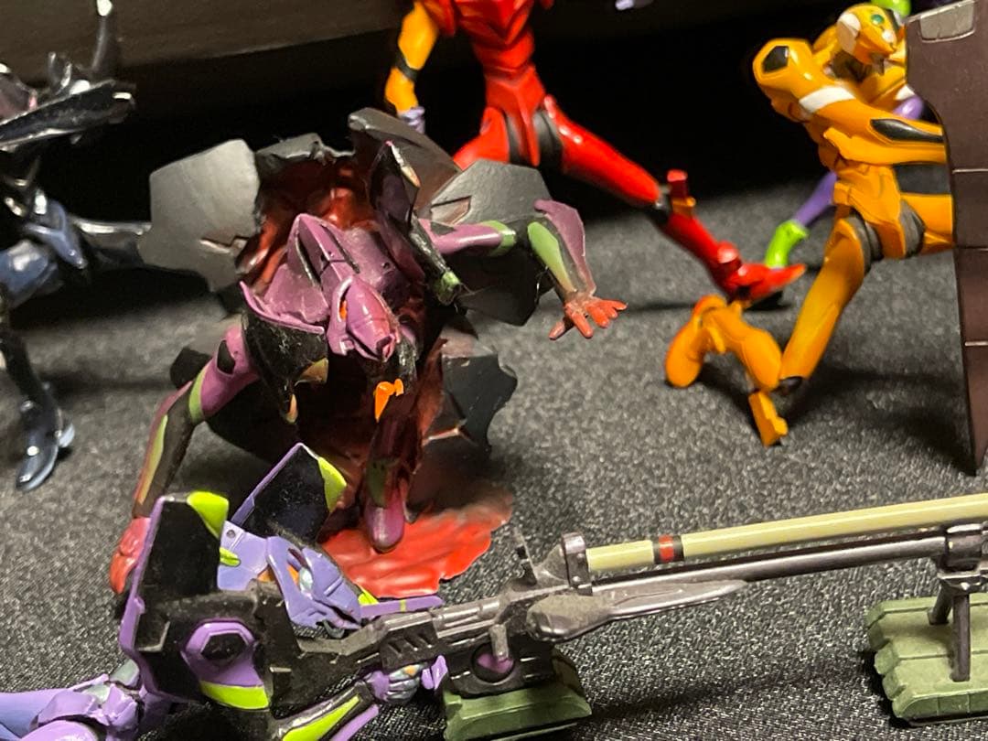 エヴァンゲリオン エントリーカプセル　フィギュアセット　+　アスカ　フィギュア