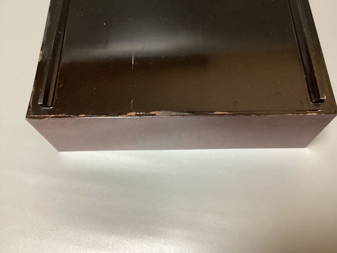 3 けやき　欅　八寸　五段重　重箱　(検) 玉杢　孔雀杢