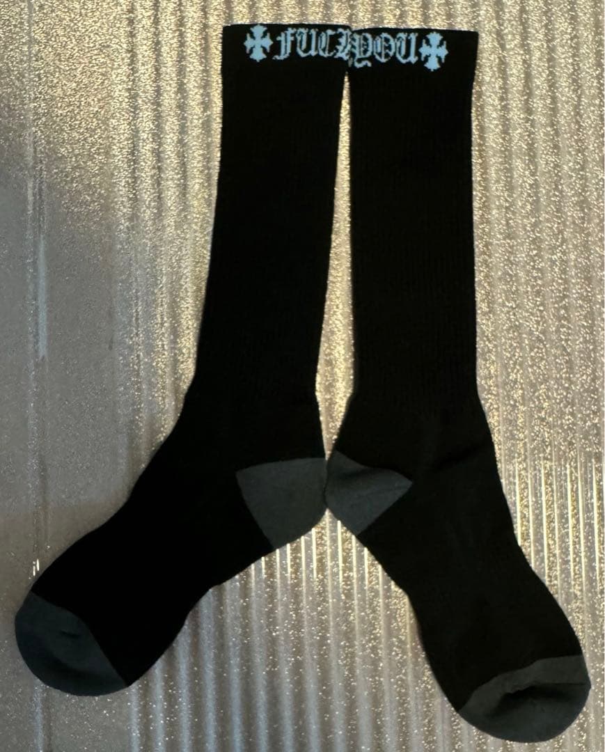 未使用 クロムハーツソックス　水色 正規品