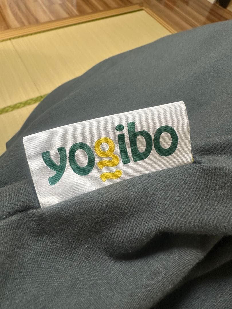 yoibo ブラック ビーズクッション