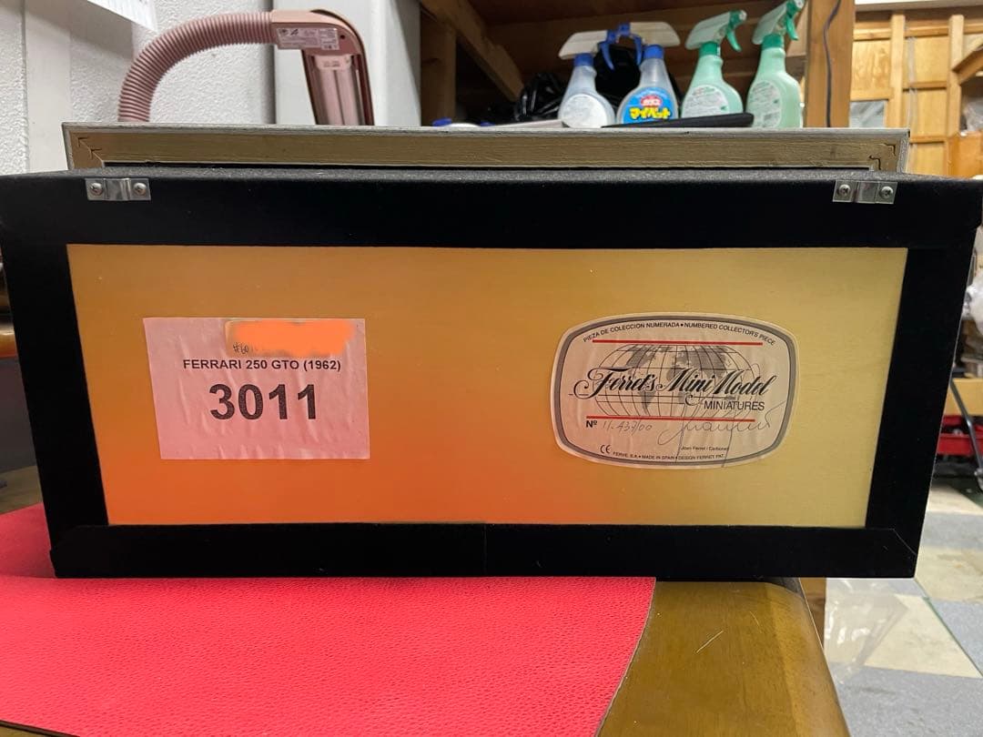 フェラーリ　250GTO 1962 ミニガレージセット