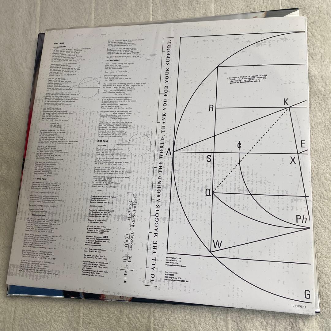 slipknot iowa スリップノット レコード EUオリジナル 黒盤