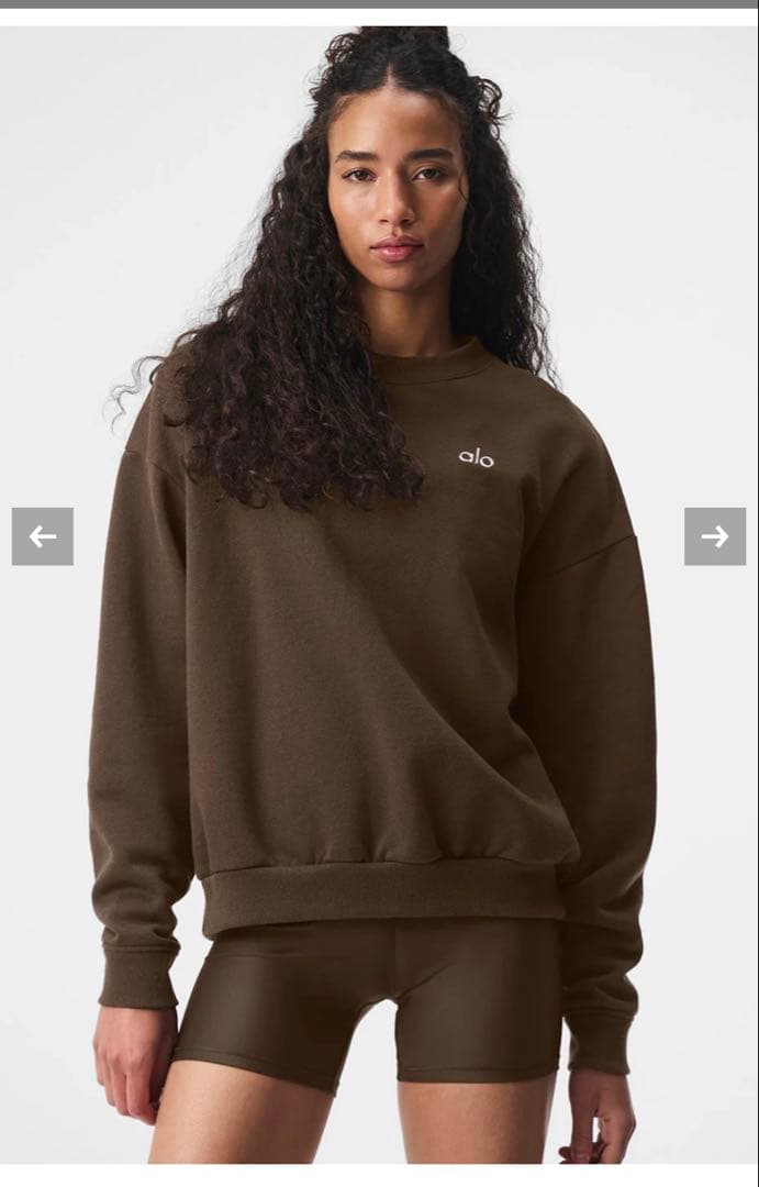 alo クルーネック プルオーバー