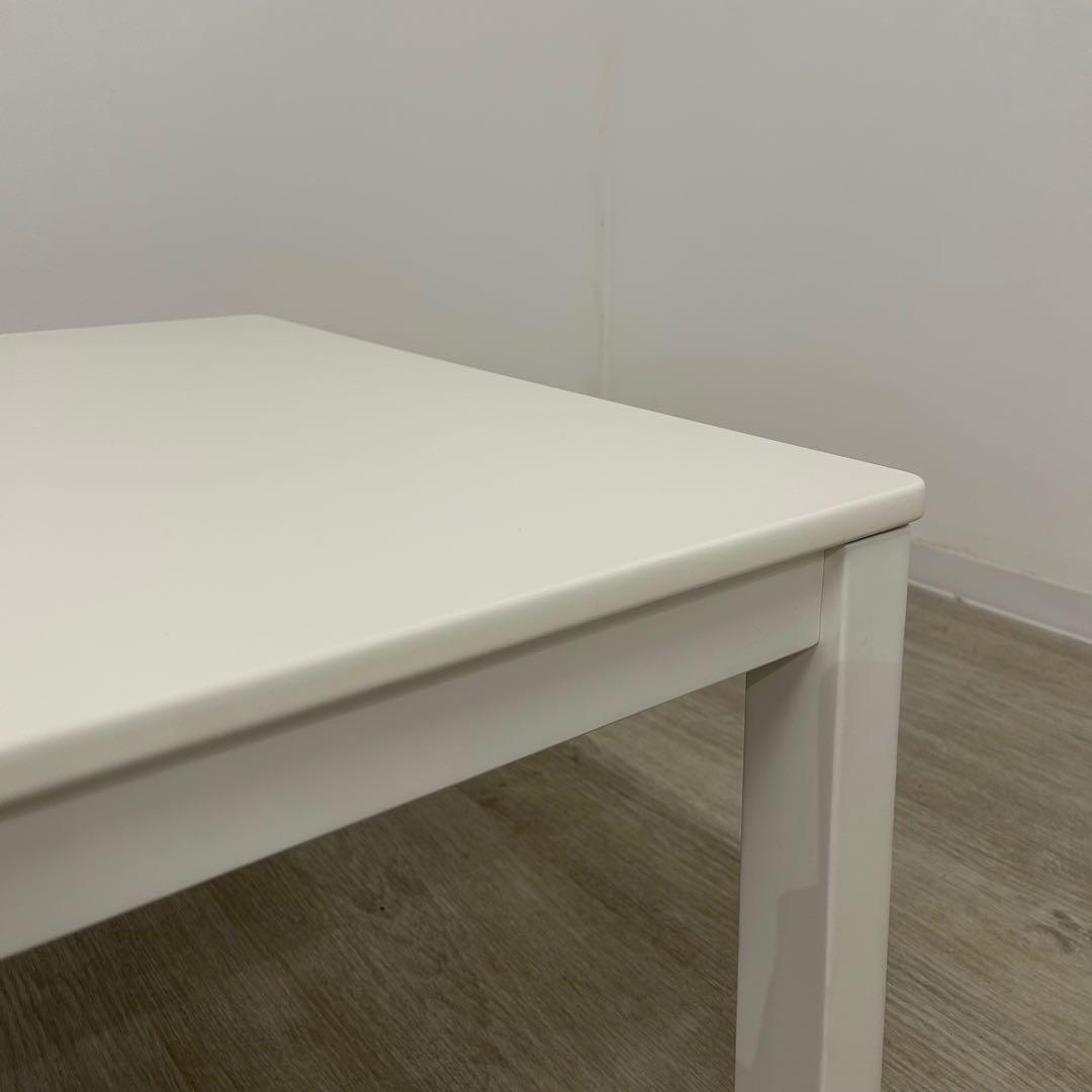 新品・在庫処分品★白いこたつ 120cm 長方形 シンプル 北欧風 家具調こたつ
