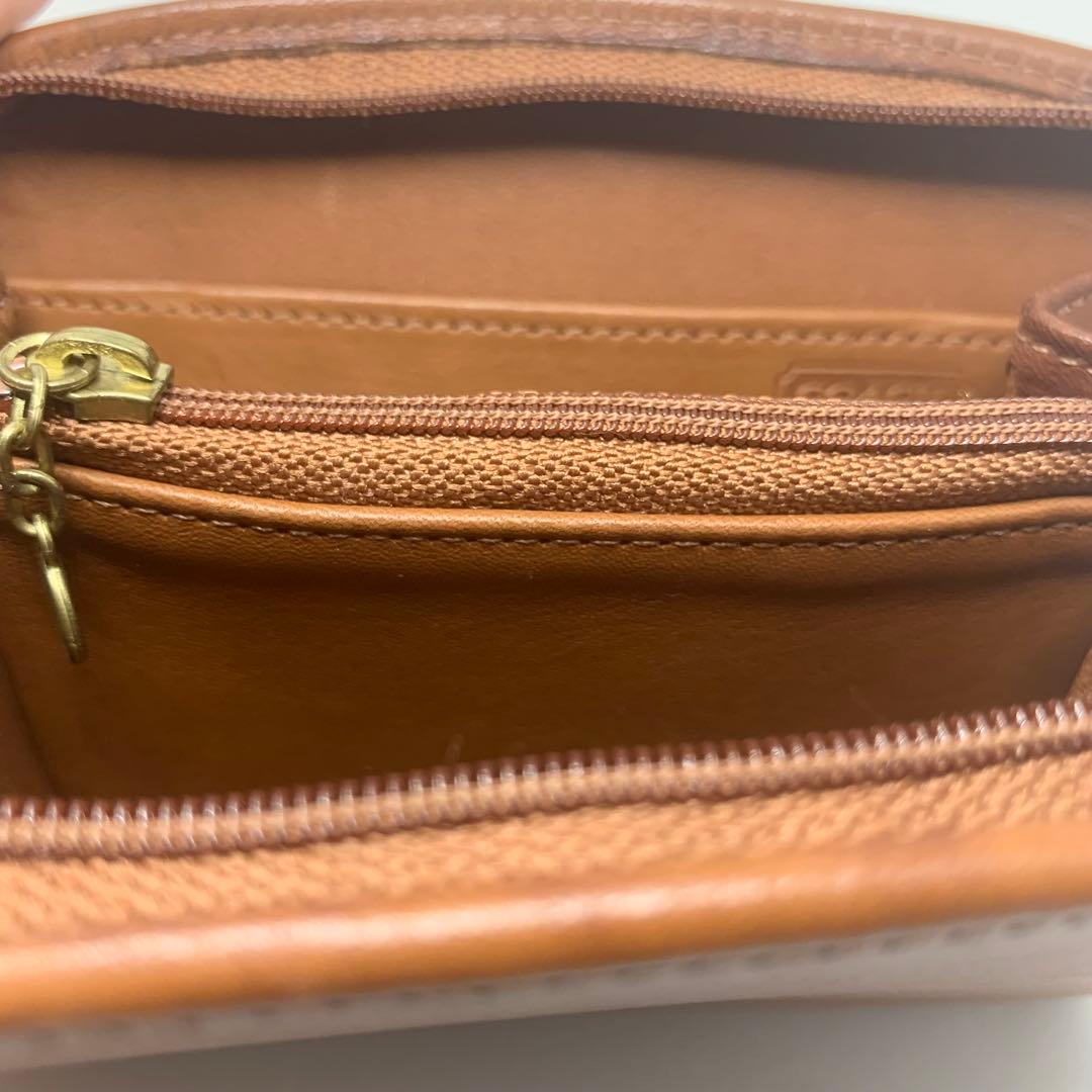 希少美品◎オールドコーチ 冊子付き ケース カードケース ラウンドジップ