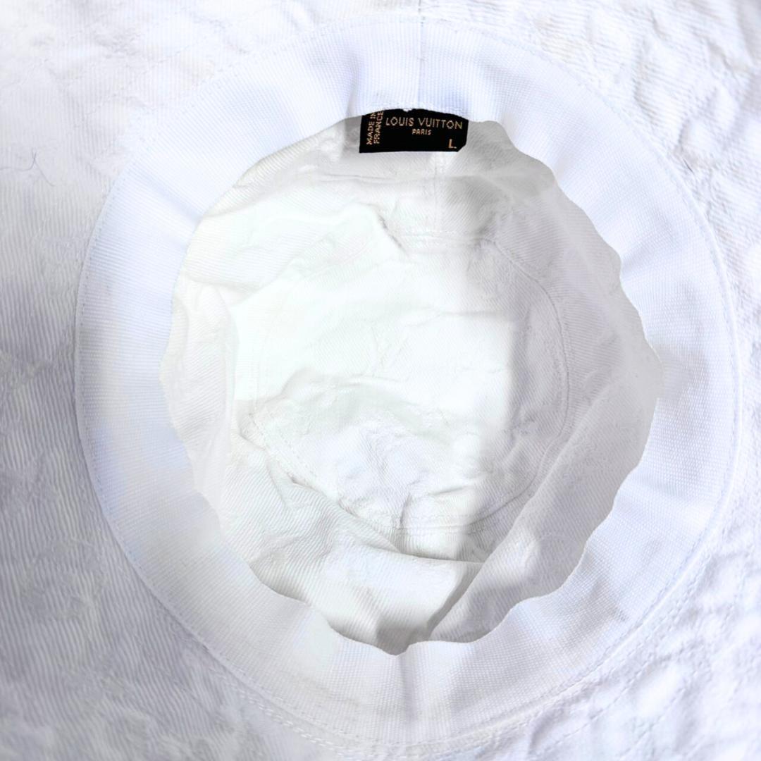 LOUIS VUITTON ハット ホワイトデニム