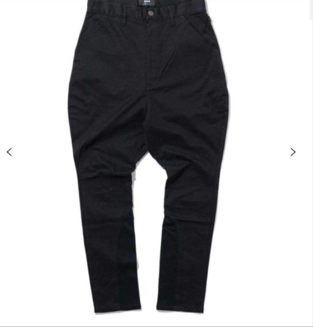 グラム glamb シモンジョッパーズパンツ サルエル ブラック 切り替えリブ