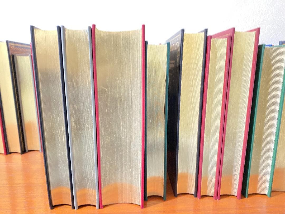 フランクリン　ライブラリー　装本は　牛革　3方金装（22金箔）47冊　セット