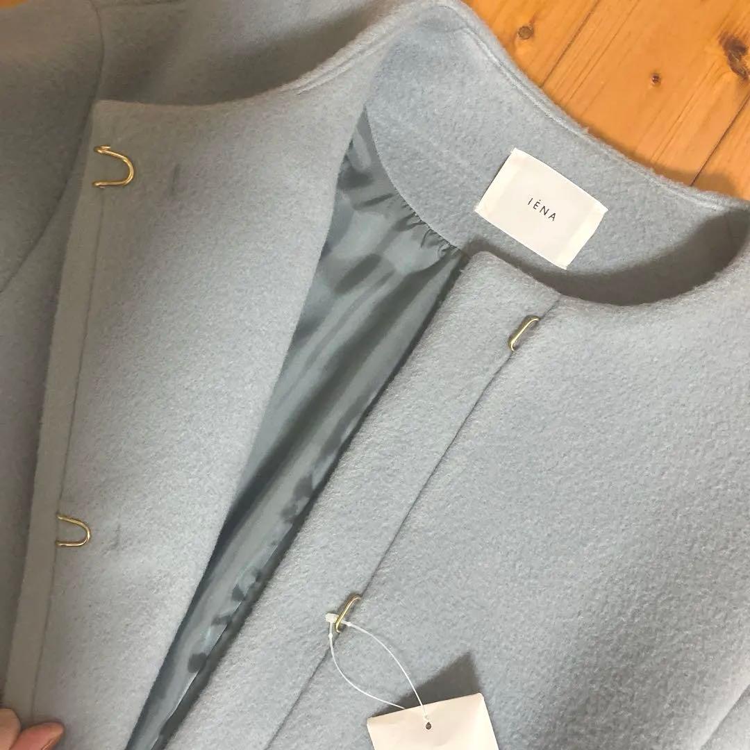 本日のみ大幅値下げIENA❣️ノーカラーコート 新品未使用