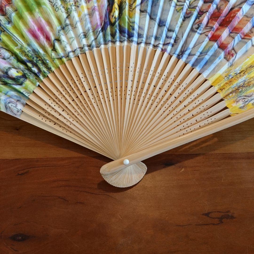 ♪扇子　 マルク・シャガール　Marc Chagall　巨匠　せんす♪