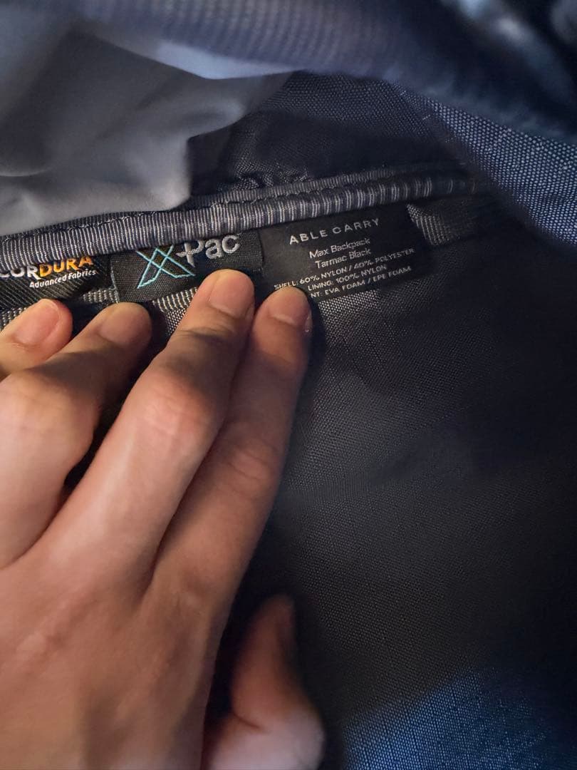 ABLECARRY バックパック　max backpack エイブルキャリー