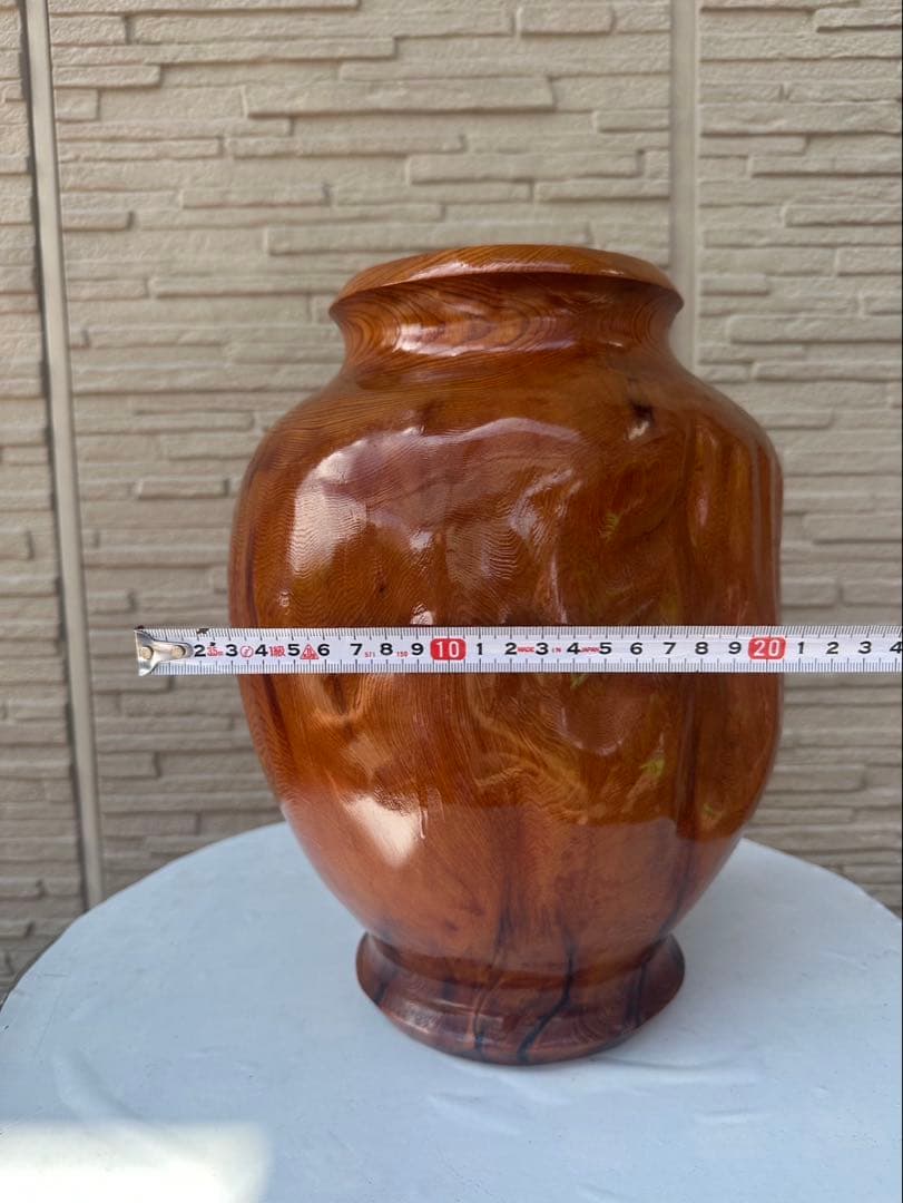 希少品　屋久杉の花瓶　壺 土台