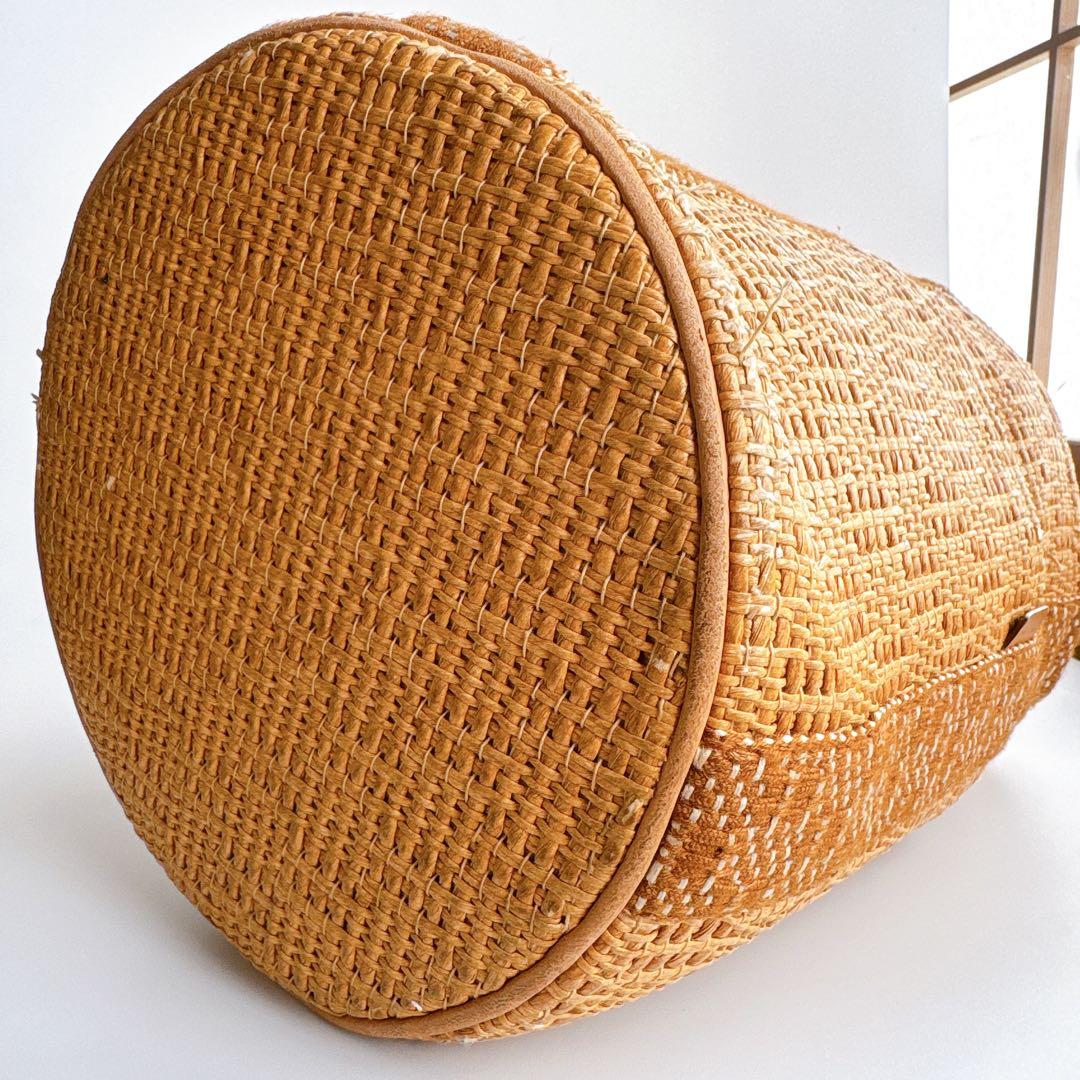 エルメス タムール カゴ バケット ワンショルダー ハンド トート バッグ