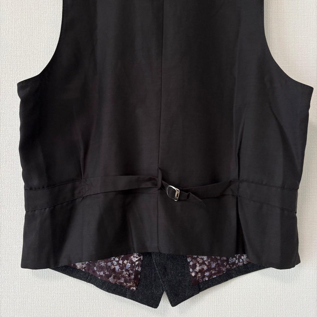 Paul Smith LONDON ジレ ベスト サイズXL 花柄裏地 ウール