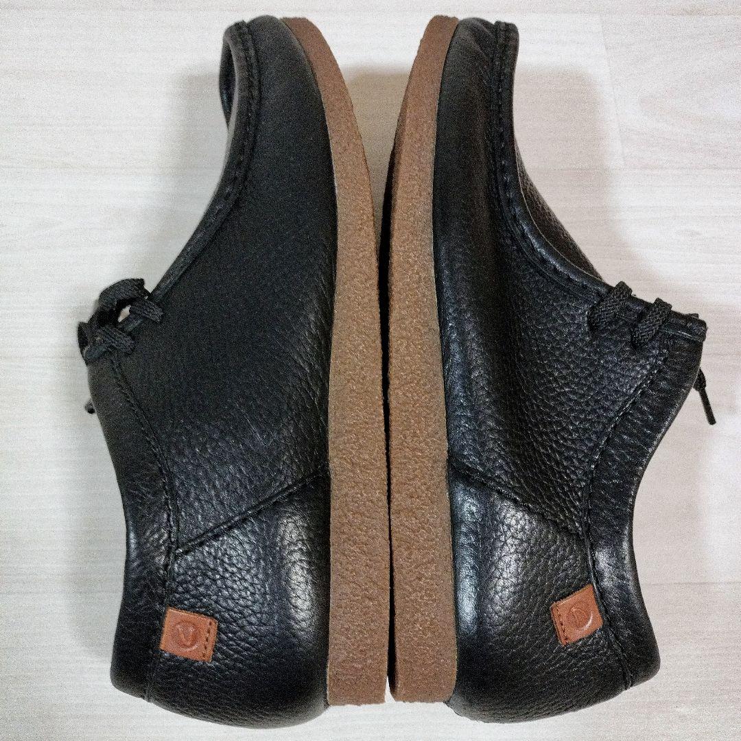 極美品【Clarks】クラークス Shacre Ⅱ Run シボ革 28.5 黒