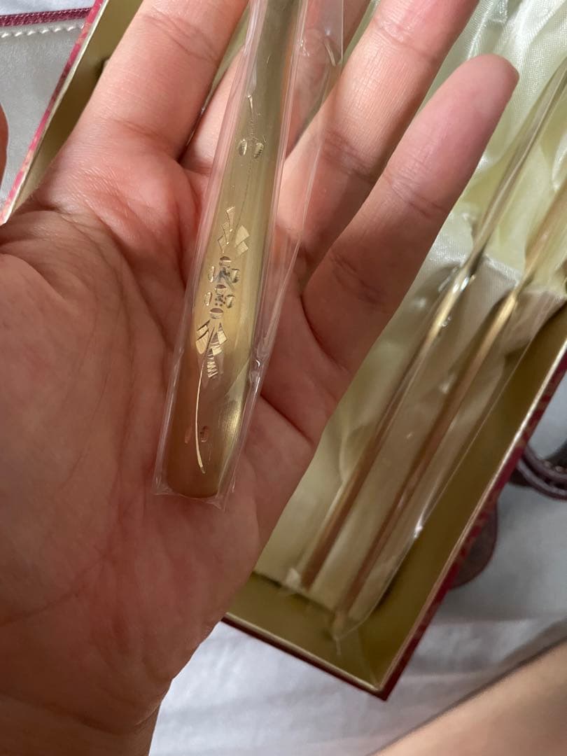 韓国！箸　ゴールデンベル　銅/朱錫　トゥルコッチャム　バッグ　螺鈿名刺入れ付