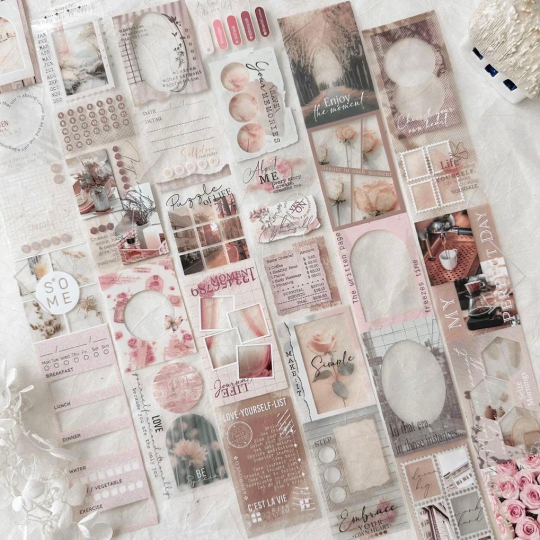 Journal pages 海外マスキングテープ　マステ 【1869】