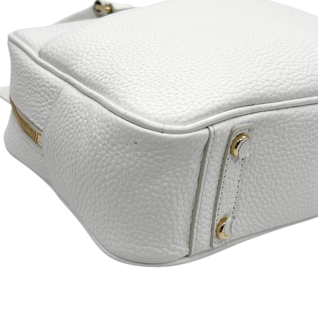 極美品　A.D.M.J　ショルダーバッグ　ボストン　2way　レザー　ロゴ　自立