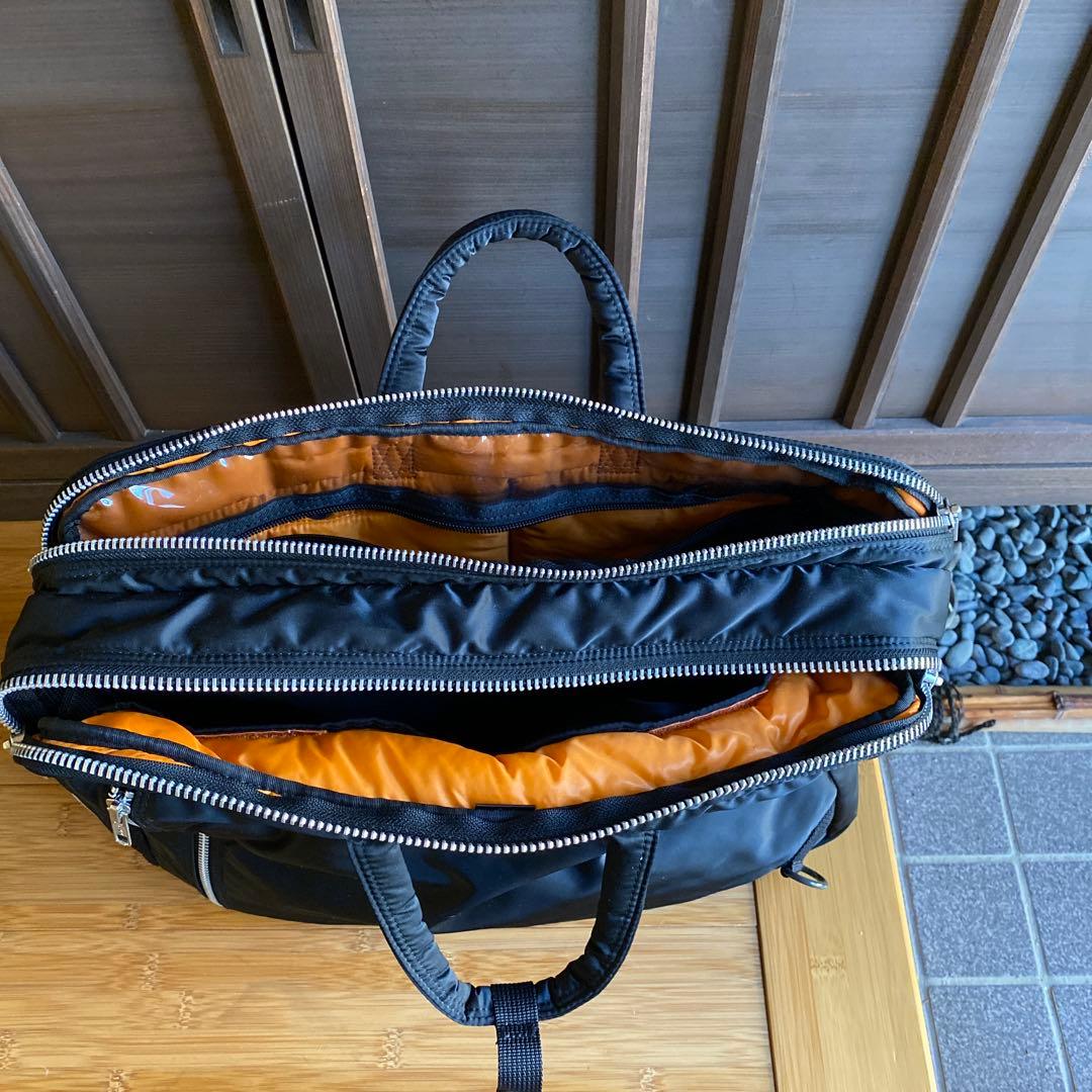 【日本製】　ポータータンカー　3way ブリーフケース　PORTER 黒