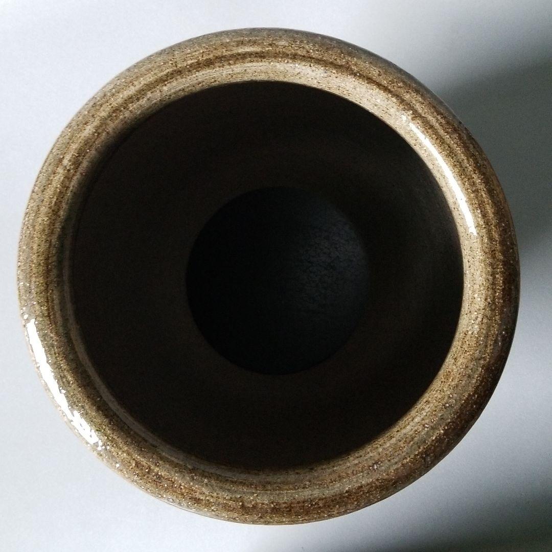 信楽焼傘立て  鉄絵壷 高さ４２cm