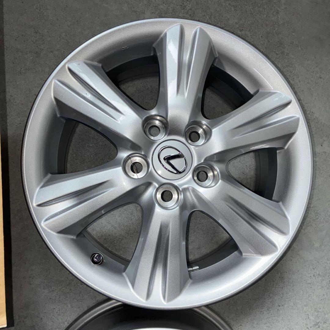 良品　is250？ レクサス 純正？ アルミホイール 5穴 16×7J 4本