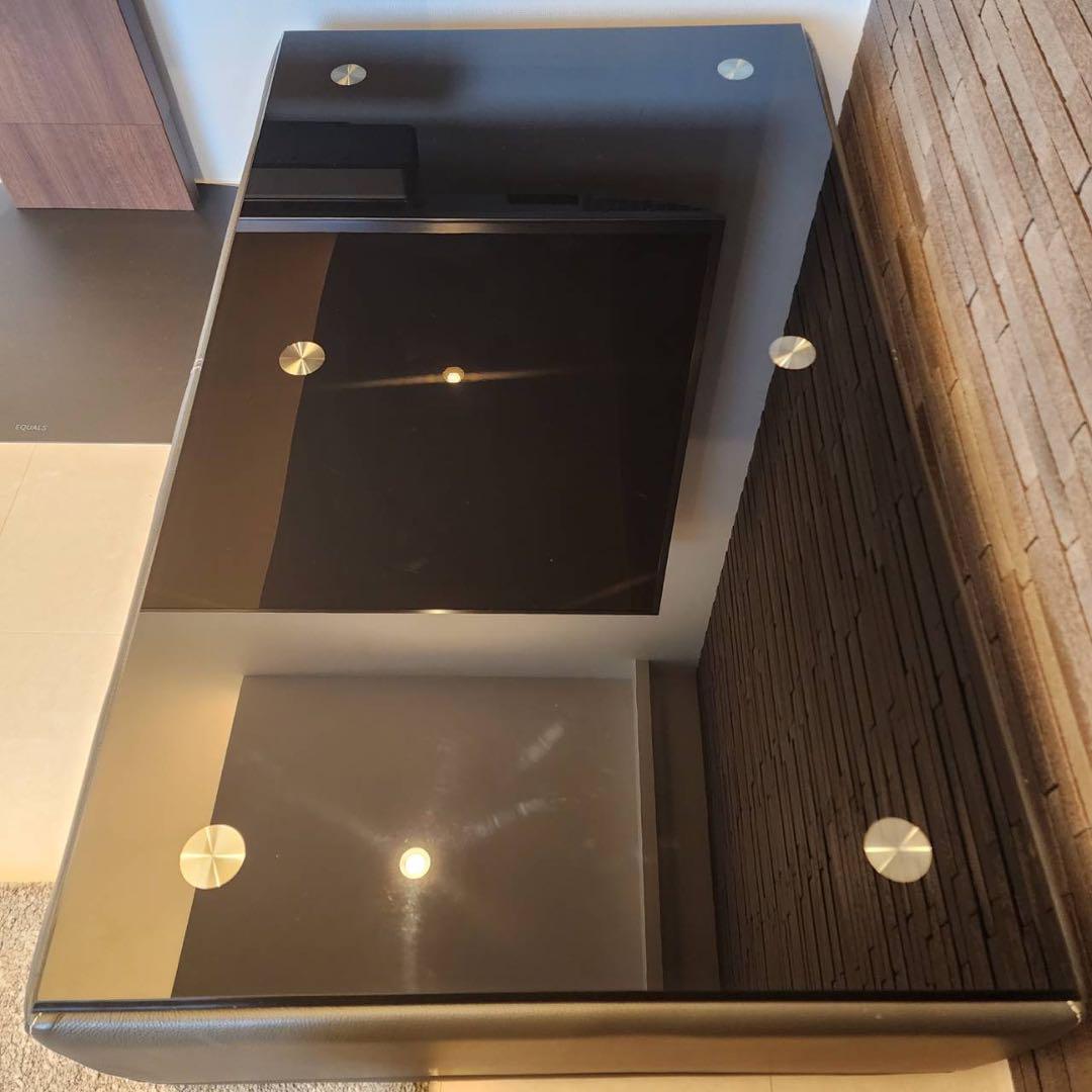 【値下げ】KELVIN GIORMANI ガラスセンターテーブル