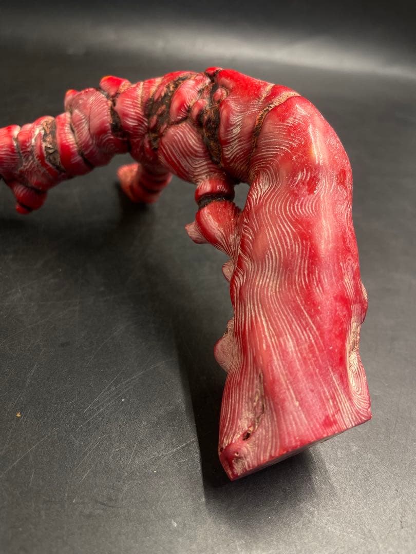 山珊瑚 サンゴ 枝 置物 オブジェ 総重量約387g 高さ20cm