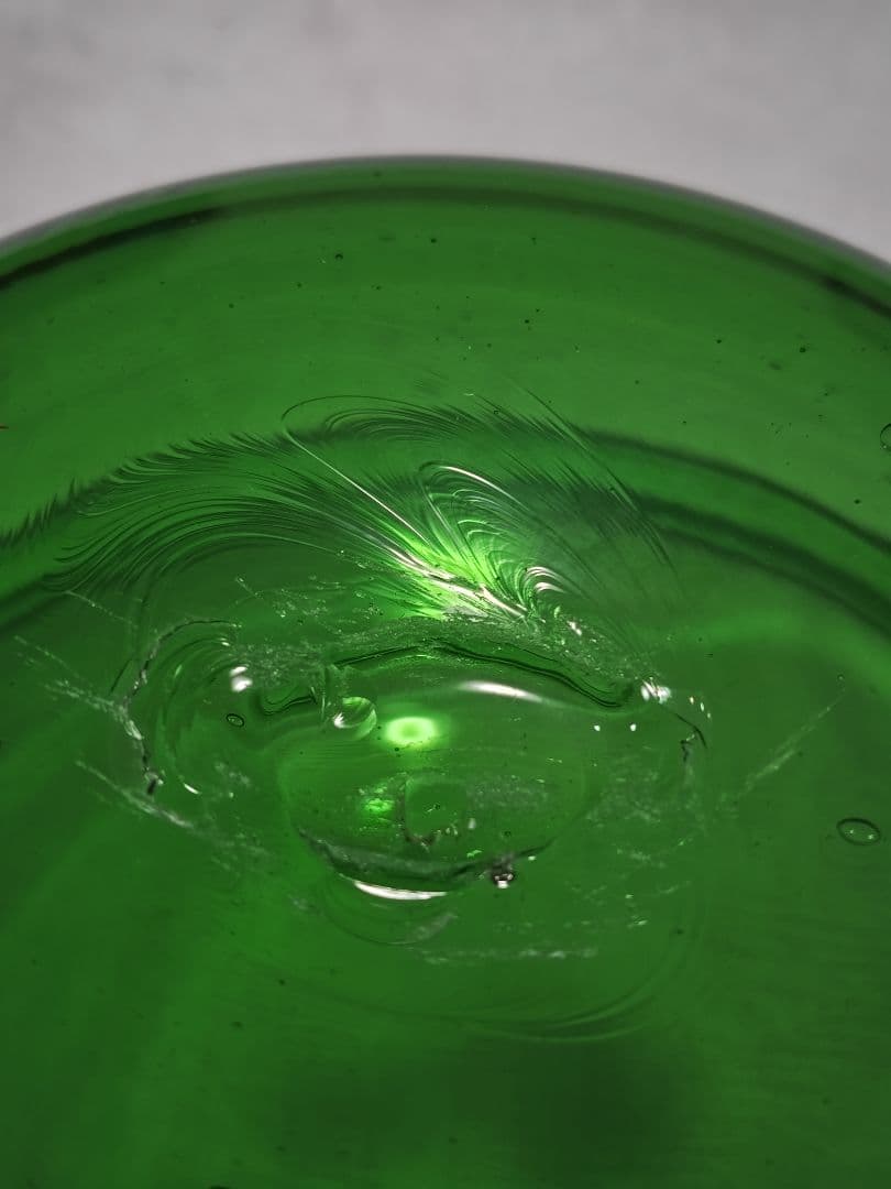 奥原硝子製造所　サラダ鉢　新品未使用　50年前のお品