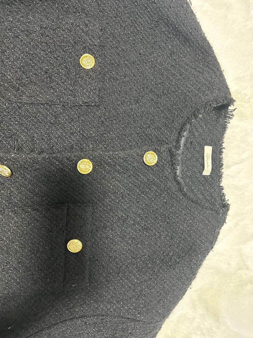 rirariraさま　Loungedress ツイードジャケットブラック