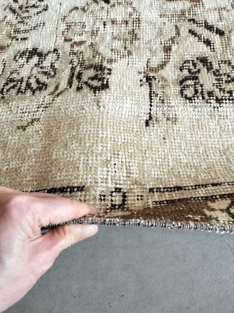 【strawberry_jam15】超大判クリームベージュラグNo.629