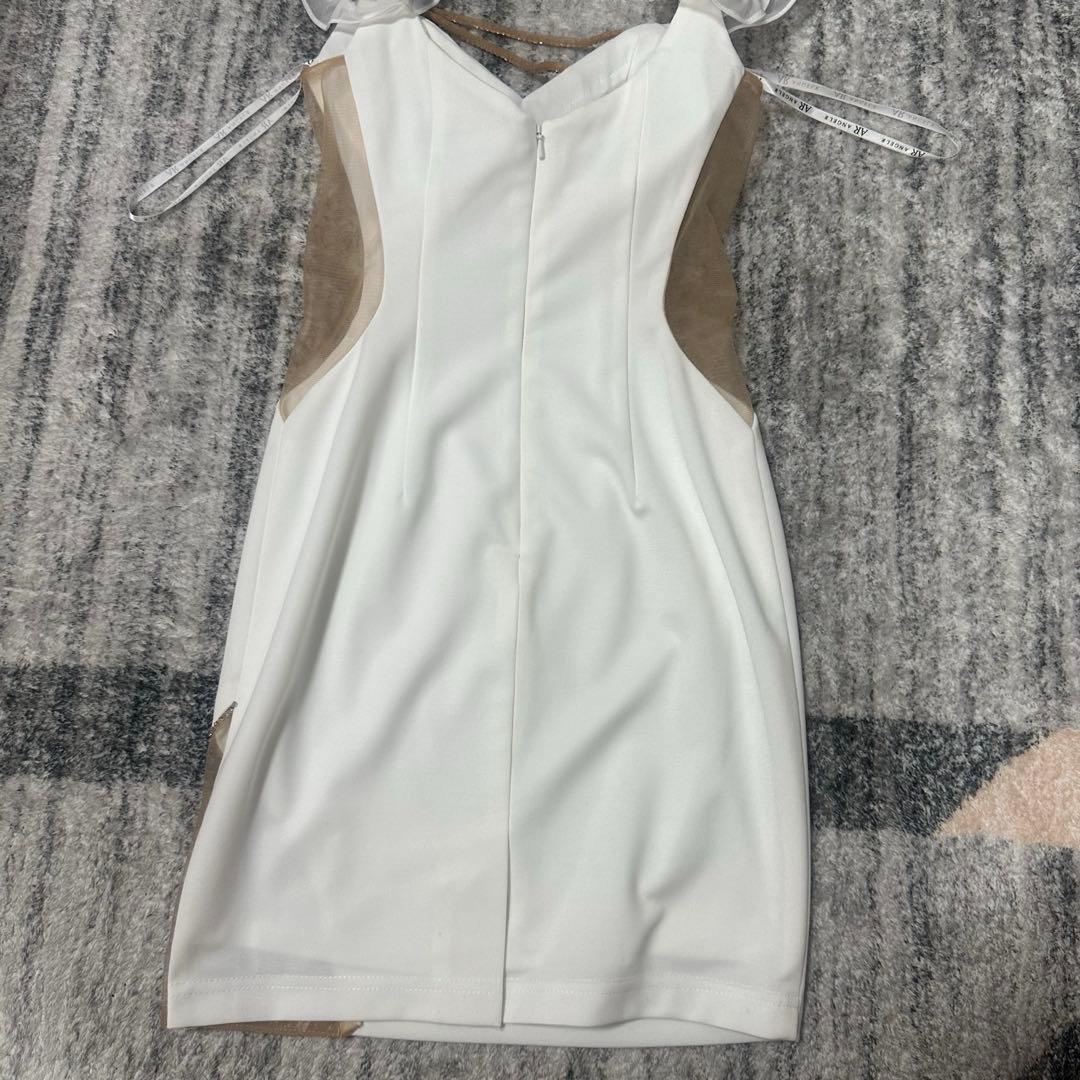 Sugarドレス ナイトキャバドレス ホワイト オフショルダー/セクシー/ドレス