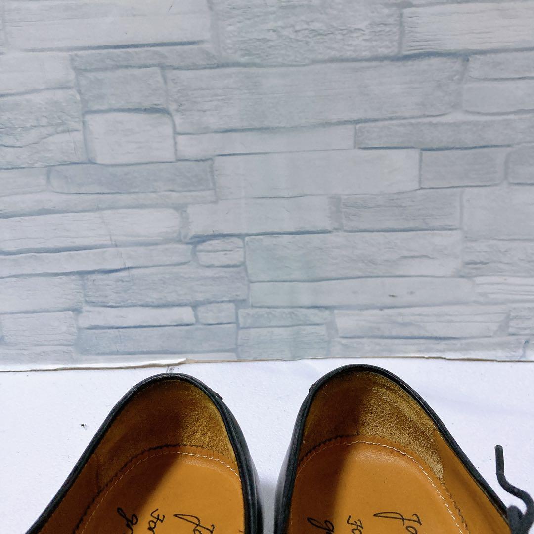 美品 ジャランスリワヤ ビジネスシューズ EDWARD 42 ダイナイト 黒