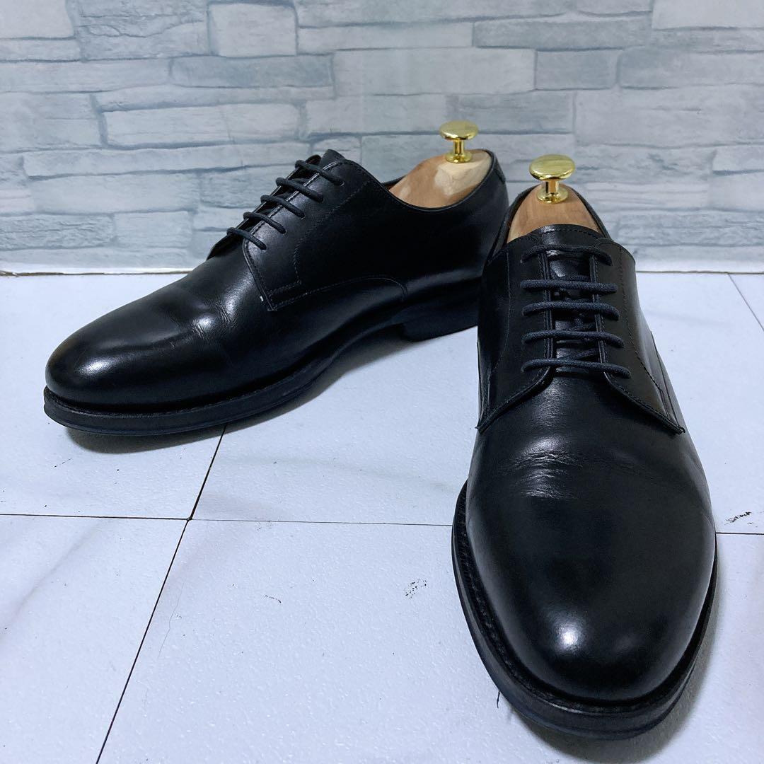 美品 ジャランスリワヤ ビジネスシューズ EDWARD 42 ダイナイト 黒