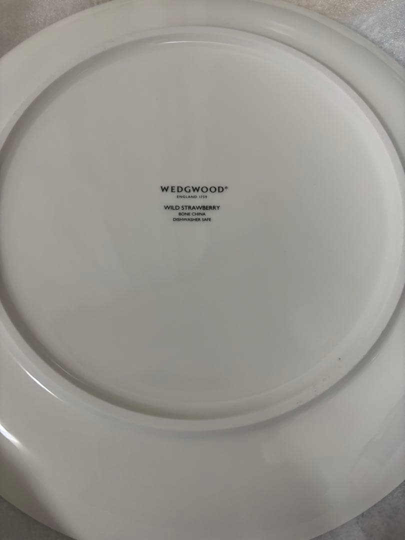  ワイルド ストロベリー プレート 23cm ペア　定1.8万円